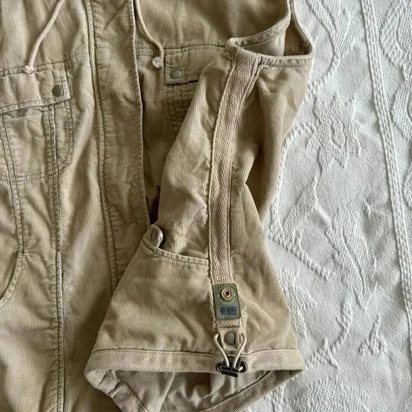 Vtg 90s Hoodie VEST Corduroy Y2K Skater GorpCore Sz S Sleeveless Zip Up UNIONBAY - Picture 15 of 15